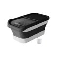 thumbnail image 4 of CHOK Dog Cat Food Storage Container  Food Storage Box  22lbs Large Capacity Kitchen Rice Bin  Collapsible Dog Food Container for Pet Food  Flour Khaki, 4 of 10