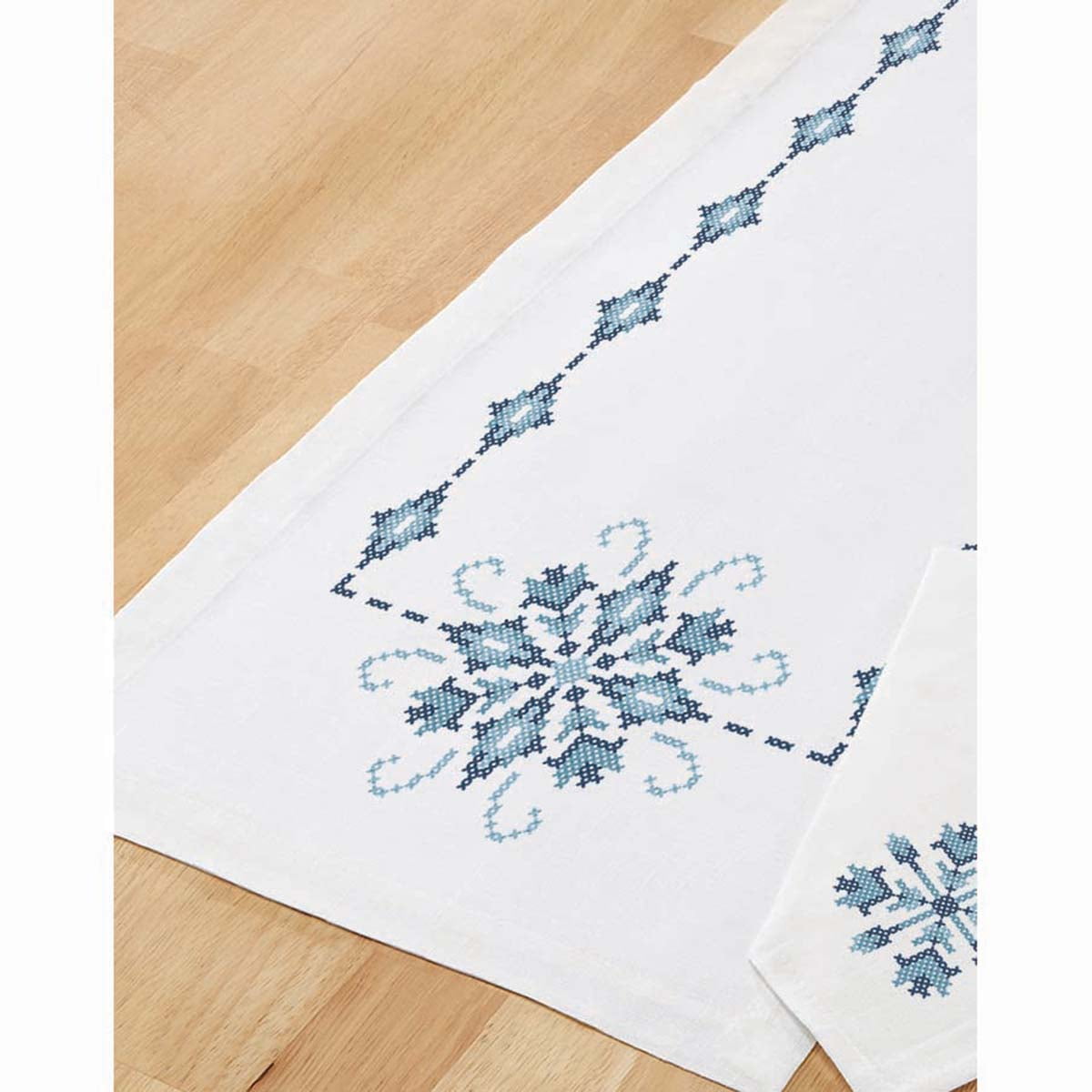 Village Linens™ Majestic Table Runner Stamped Cross-Stitch - Walmart ...