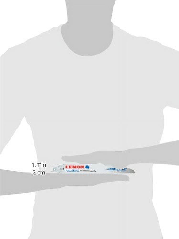 Lenox Demolition 9 in. Bi-Metal Reciprocating Saw Blade 6 TPI 25 pk