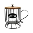 thumbnail image 2 of veasfak Support de Capsules de Café Cage en Fer pour Restaurant Bar Comptoir S, 2 of 9