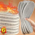 thumbnail image 2 of Plantillas de felpa cálidas de invierno para mujeres y hombres, almohadillas térmicas gruesas para zapatos, insertos deportivos autocalentables, botas de nieve con relleno de cachemira suave, 2 of 5