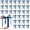 Navy Blue, variant on 50 Pack Favor Boxes 2x2x2 Inches Clear Candy Boxes with Ribbons, Mini Plastic Boxes for Wedding, Birthday Party, Shower, Classroom Decoration Supplies