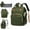 Green, variant on Diaper Bag with Changing Station, Waterproof 3 in 1 Baby Diaper Backpack with Foldable Changing Pad, Large Travel Back Pack for Baby Girl Boy, Baby essentials