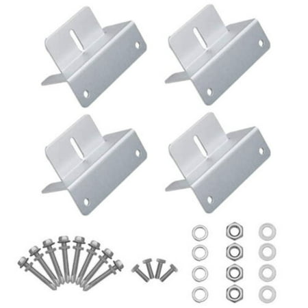 

4/8Pcs Install Accessories For Motorhome Brackets Kits Fixed Tools Z Holder Mounting Roof Fixing Clamp Solar Panel 4PCS