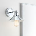 thumbnail image 1 of JONATHAN Y JYL7423A Contemporary June Metal Shade Wall Sconce Chrome, 1 of 4