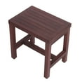 thumbnail image 2 of DecoTeak® Eleganto® 18" Teak Wood Shower Bench in Woodland Brown Finish, 2 of 8