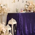 thumbnail image 3 of GFDYREE Sequin Tablecloth, Rectangular, 60"x102", Purple, 3 of 7