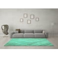thumbnail image 3 of Ahgly Company Indoor Rectangle Southwestern Turquoise Blue Country Area Rugs, 6' x 9', 3 of 4