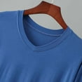 thumbnail image 4 of Men's Solid Color V-Neck Short Sleeve Nightgown Robe with Lace Trim and Belt for Home Wear, 4 of 9