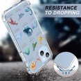 thumbnail image 3 of Dinosaur illustration Clear Case for iPhone 13 Mini,Aesthetic Art Design Case for Men Women,Unique Soft Transparent TPU Bumper Case Cover, 3 of 5