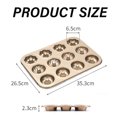 thumbnail image 3 of Mini Fluted Tube Cake Pan, Non-Stick Cake Baking Pan, 3 of 6