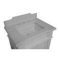 thumbnail image 6 of KBC Elizabeth 30" Wood Bathroom Vanity w/ Quartz Stone in White, 6 of 8