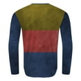 thumbnail image 4 of Fanxing Christmas Gifts For Men Under $10 Mens Henley Shirts Casual Plaid Gradient Long Sleeve Shirts Loose Pullover Graphic Tee Shirts Fall Fashion 1/4 Buttons Tops, 4 of 4