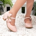 thumbnail image 6 of Girls Dress Shoes Low Heel Princess Flats Mary Jane Flower Wedding Party Glitter Shoes for Kids Toddler, 6 of 9