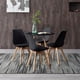 thumbnail image 2 of Comedor Alterego Redondo Negro con 4 Sillas Negras, 2 of 2