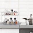 thumbnail image 2 of Kitchen Spice Rack 2-Tier Storage Organizer Spice Jars Bottle Shelf Holder, 2 of 5