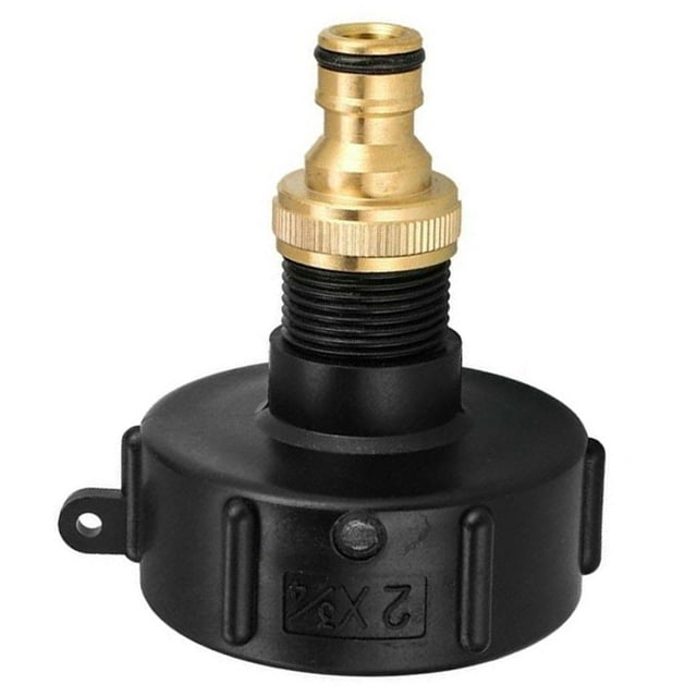 Lefu IBC Adapter 3/4in with Outlet Tap Rainwater for 1000L Container Tank Drum S60X6