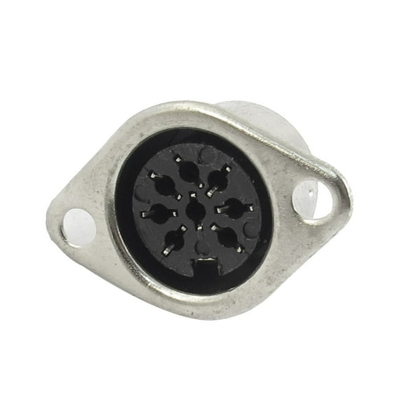 Panel Mount Twist Lock 8Pin Female DIN Audio Circular Connector