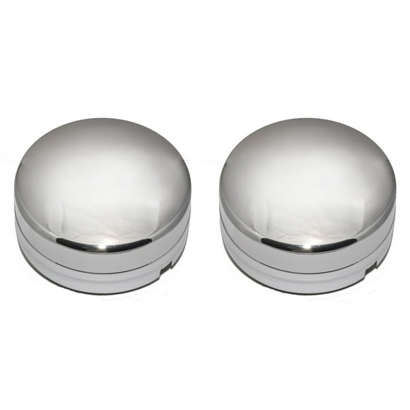 BB Auto Pair of 2 New Rear 17 Inch Steel Wheel Chrome Hub Center Caps Replacement for 2003-2017 Dodge Ram 3500 1-Ton Dually Truck