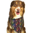 thumbnail image 6 of Uemuo Colorful Dreamcatcher Pattern Dog Bandanas ,Pet Scarf,Cat Bandanas Bibs,Stylish Pet Wear,Triangle Dog Scarf for Medium Dog or Cat, 6 of 6