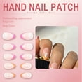 thumbnail image 3 of RAGUPEL 24Pcs Glue on Nails for Women,White Flowers Almond Shaped Press on Nails,Glossy Design Nail Tips Square,Cute Nails for Daily Life,Dating and Gatherings,Style2, 3 of 7