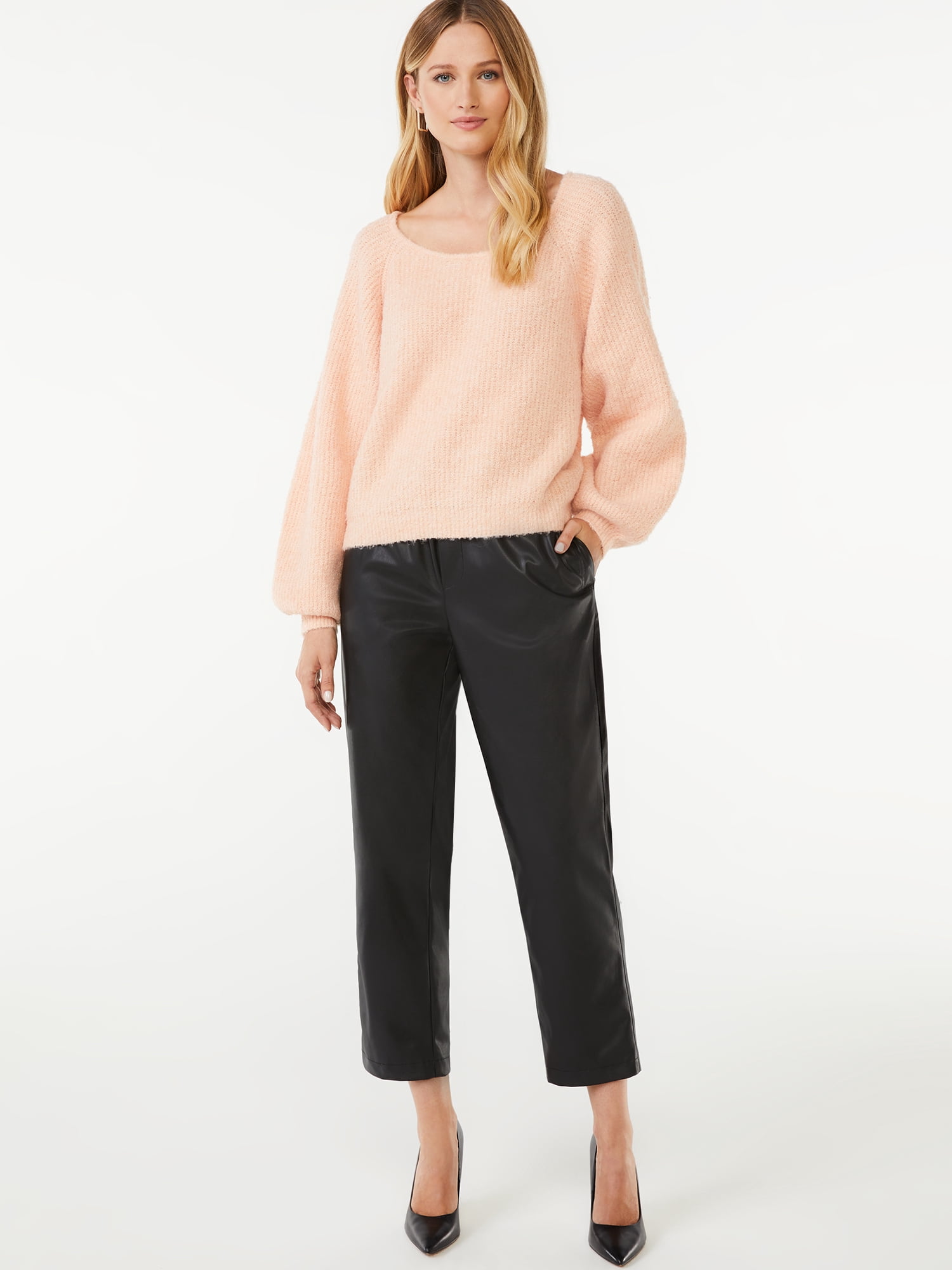 Scoop Women's Boucle Knit Sweater