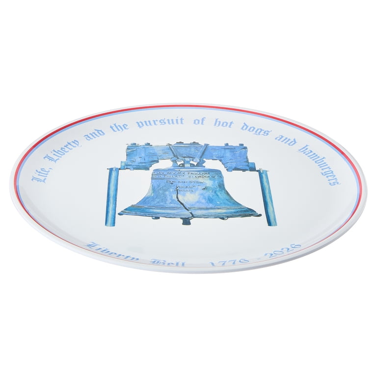 Sheila Bridges Philadelphia Collection Liberty Bell Platter photo 6