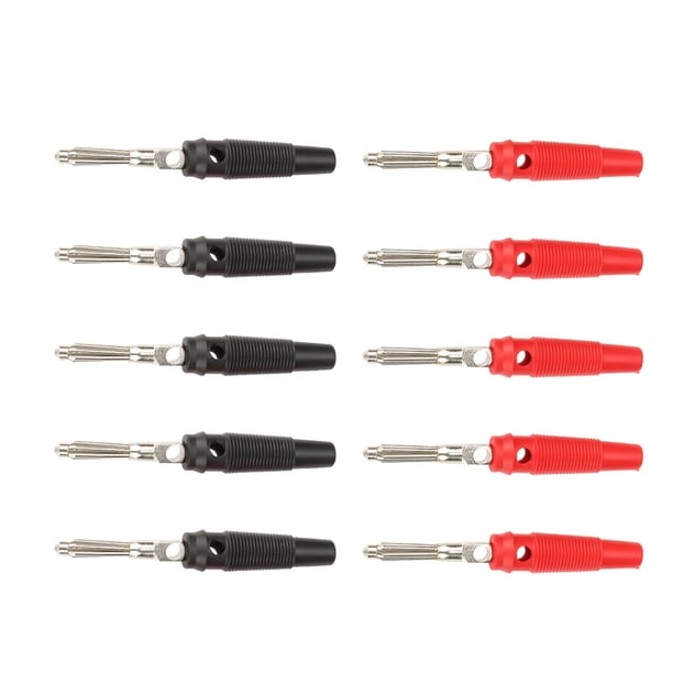Conector De Clavija De Plátano P3008 10 Uds. Conector De 4mm Para Altavoz