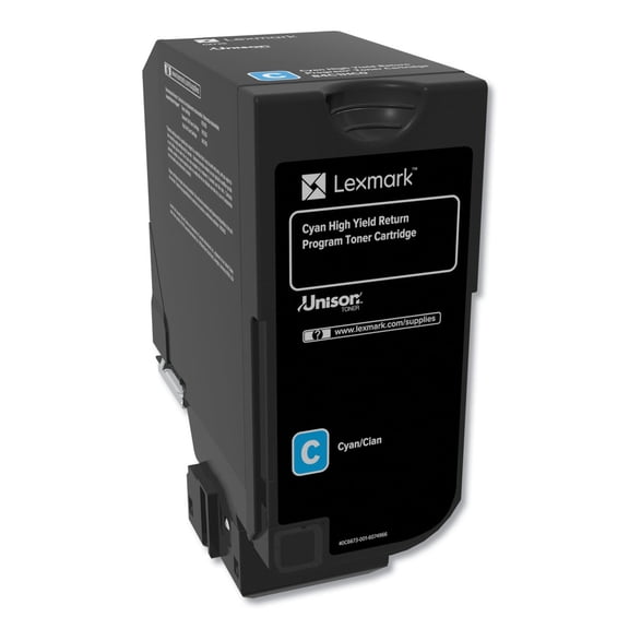 Lexmark CX725 Cyan High Yield Return Program Toner Cartridge
