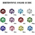 thumbnail image 5 of 12 Birthstone Cremation Urn Bracelet for Women Shiny Birthstone Urn Keepsake Memorial Ash Holder Bracelet, 5 of 7