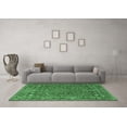 thumbnail image 3 of Ahgly Company Indoor Round Persian Emerald Green Traditional Area Rugs, 3' Round, 3 of 4