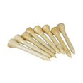 thumbnail image 1 of 100pcs Bamboo Tee Golf Balls Holder,golf Ball Tee Ball Pin Nail Kick 54mm, 1 of 5