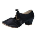 thumbnail image 1 of Femmes Dames Danse Rumba Valse Bal de Promo Danse de Salon Latin Ballet Danse Chaussures Simples, 1 of 9