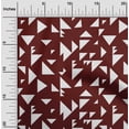 thumbnail image 1 of oneOone Viscose Chiffon Fabric Triangle Geometric Printed Craft Fabric BTY 42 Inch Wide, 1 of 5