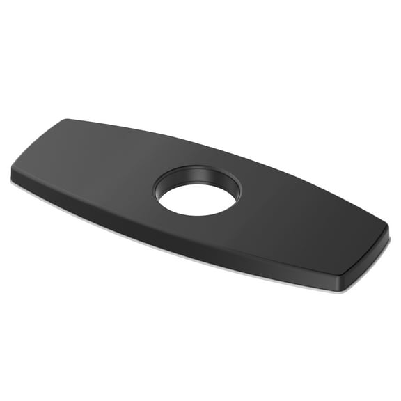 American Standard 7353101P.243 Townsend 4-Inch Faucet Escutcheon Deck Plate, Sink Hole Cover, Brass, Matte Black