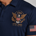 thumbnail image 4 of Men's 250 Anniversary USA Shirt United States of America 1776-2026 Tops Eagle Patriotic Flag Independence Day Shirts,Style 6，L, 4 of 7