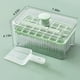 thumbnail image 3 of Ice Trays, Ice Cubes Tray With Lid And Bin,28 Pcs Square Ice Cubes Molds With Ice,Easy Release & Save Space, Ice Cubes Storage Container Set, 3 of 8
