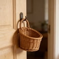 thumbnail image 4 of Klonfd Imitation Vine Weaving Kitchen Garlic Storage Wall Hanging Portable Small Kitchen Utensil Hanging, 4 of 6