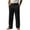 Black, variant on Men's Sports Casual Jogging Trousers, Lightweight Hiking Pants Outdoor Straight Leg Pants for Athletic Wear, Travel, and Everyday Comfort,Black,S