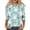 #01 Purple Pink, variant on Womens Easter Tops Crewneck 3/4 Length Sleeve T Shirt Funny Bunny Print Family Gifts Dressy Tee Soft Casual T-Shirts, #01 Earthy Yellow, XXL