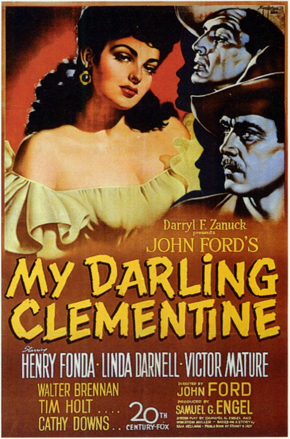 My Darling Clementine Movie Poster Style B 11 X 17 1946 Walmart Com Walmart Com