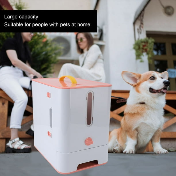 Dog food container pets at home 2025