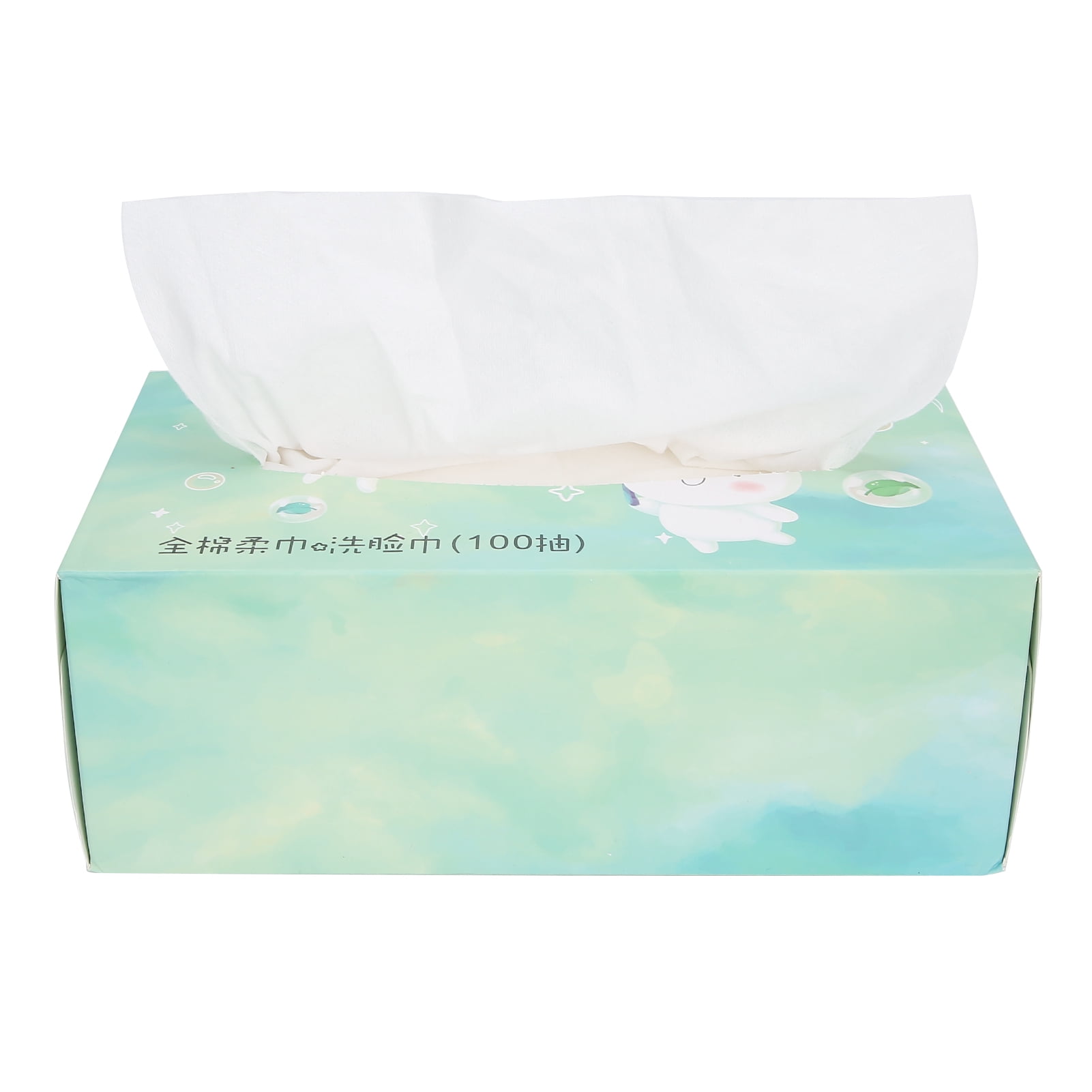 Mavis Laven Makeup Removal Paper Towel,Facial Cleaning Tissue,100pcs Disposable Facial Cleaning Paper Towel Soft Makeup Removal Tissue 19.5 X 20cm
