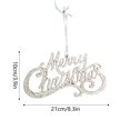 thumbnail image 5 of Gibobby Decoraciones navideñas Decoraciones navideñas Decoraciones Decoraciones para árboles de Navidad Colgantes con letras(B), 5 of 5