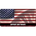 thumbnail image 2 of U.S. Flag Support Our Troops Photo License Plate, 2 of 2
