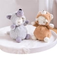 thumbnail image 3 of Ounissouiy Precioso muñeco de peluche de animal suave, juguete de peluche para regalo para niños y niñas Decoración del hogar Numero 3 Ounissouiy HA046585-03, 3 of 6