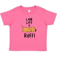 thumbnail image 3 of Inktastic Lab Life is Ruff Yellow Lab Boys or Girls Baby T-Shirt, 3 of 5