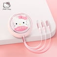thumbnail image 3 of Línea de datos tres en uno de dibujos animados Kawaii Sanrios Hellokitty Cinnamoroll Melody Cable de carga USB retráctil Teléfono portátil Tipo C, 3 of 5