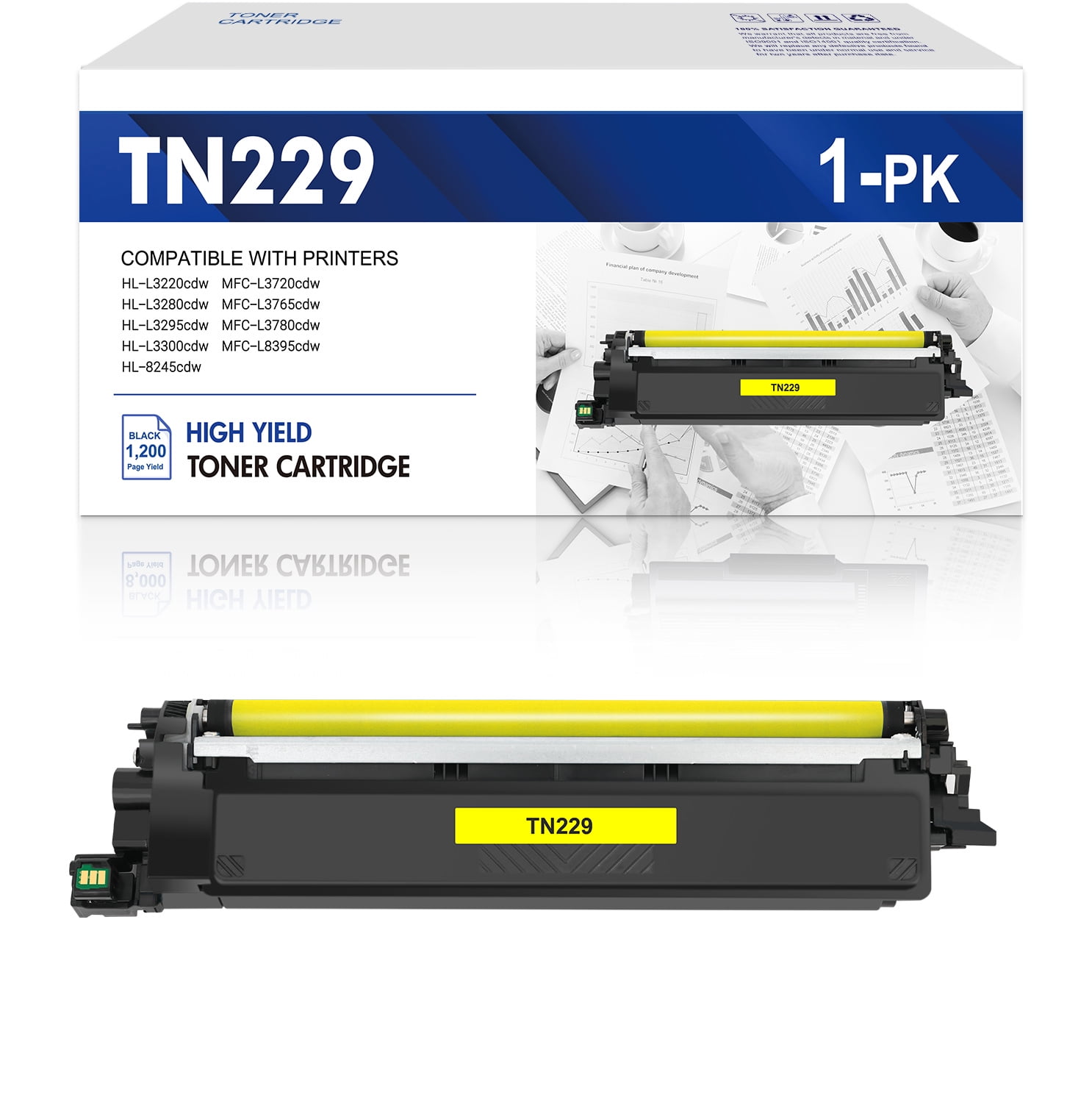 GOTOBY Cartucho De Tóner Compatible Para Brother TN227 TN223 Uso Con - Foto 3