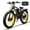 Black Yellow, variant on (US in Stock) 6000W Dual Motor Electric Bike for Adults, 60V 25AH Battery, 45MPH & 100 Miles Range, Full Suspension, 26" x 4.0" Fat Tire Off-Road E-Bike for All Terrain Snow Sand